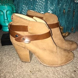 Rag and bone cognac harrow booties